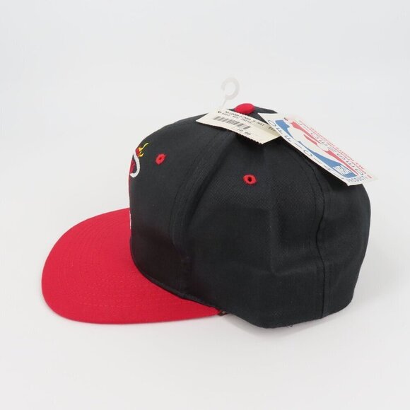 VTG Miami Heat NBA Official Drew Pearson Embroidered Flaming Basketball Cap NEW - Picture 4 of 12